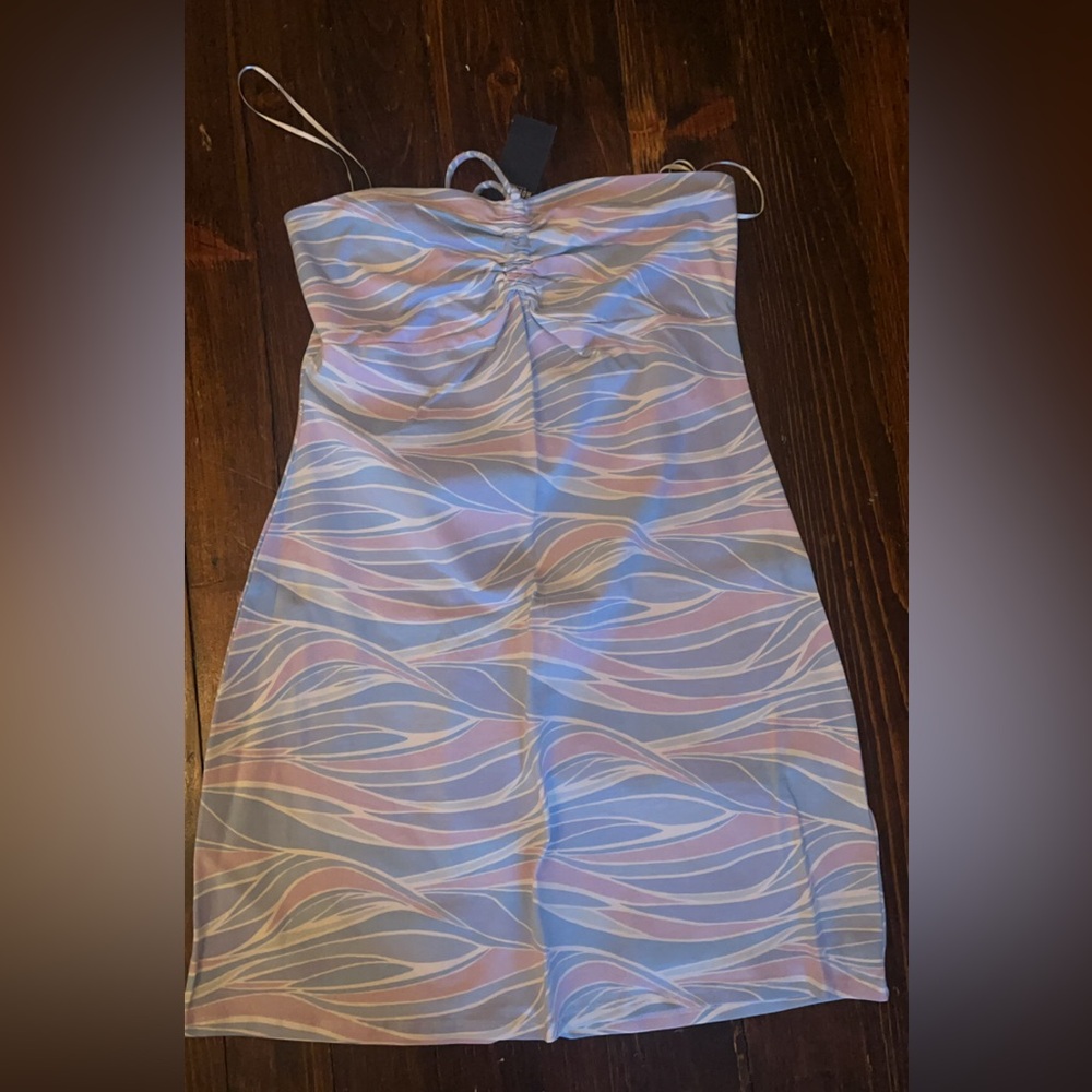 Women’s multi color halter top dress